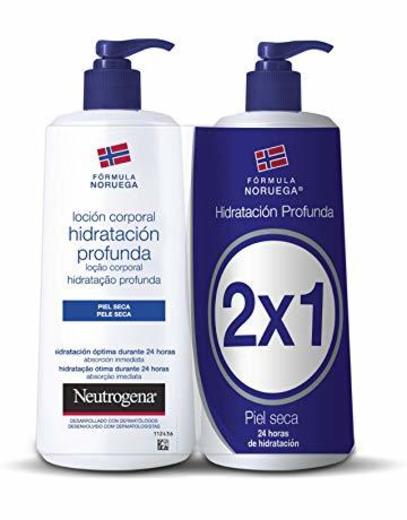 Neutrogena Loción Corporal Hidratación Profunda - Pack de 2 x 750 ml