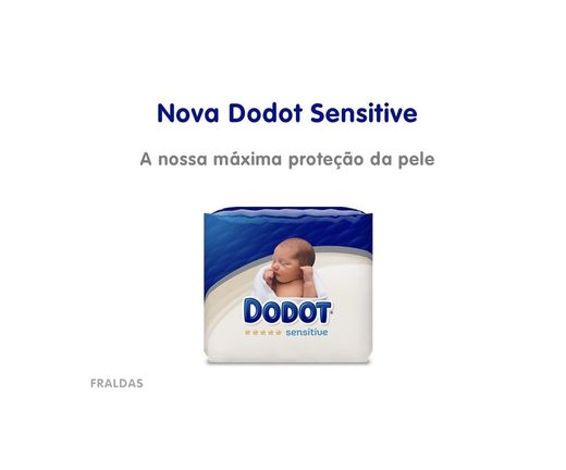 Fraldas Dodot Sensitive