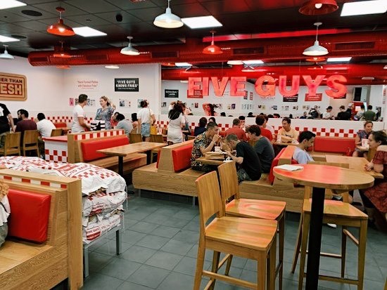 Restaurants Five Guys - Plaza Cataluña