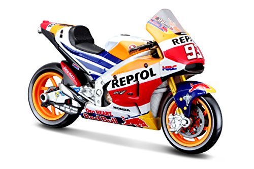Social Maisto Marc Márquez Moto Honda repsol 1:18, Multicolor
