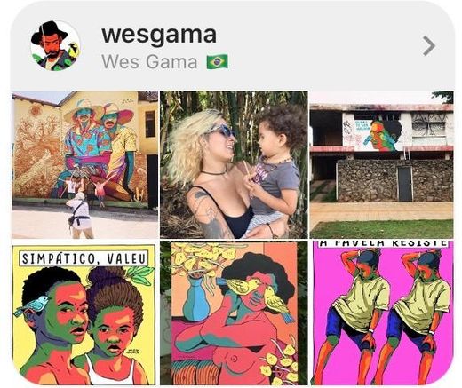 Wes Gama, artista 🇧🇷