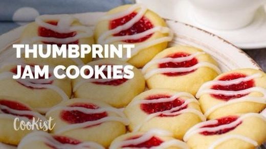 Social Thumbprint Jam Cookies