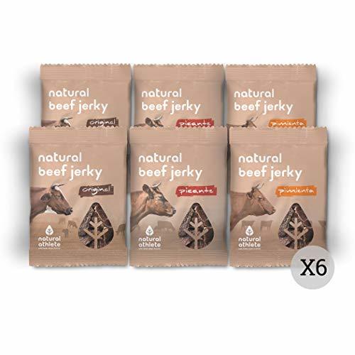 Producto Beef Jerky Mix Sabores Natural Athlete