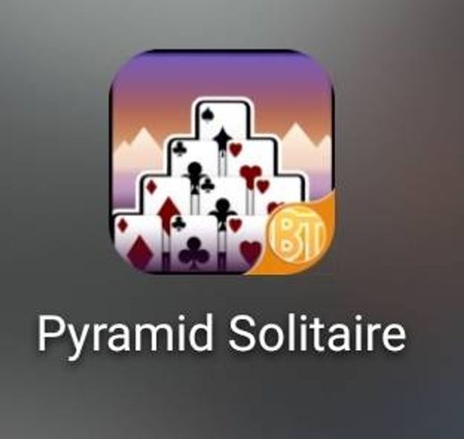 Pyramid solitaire 