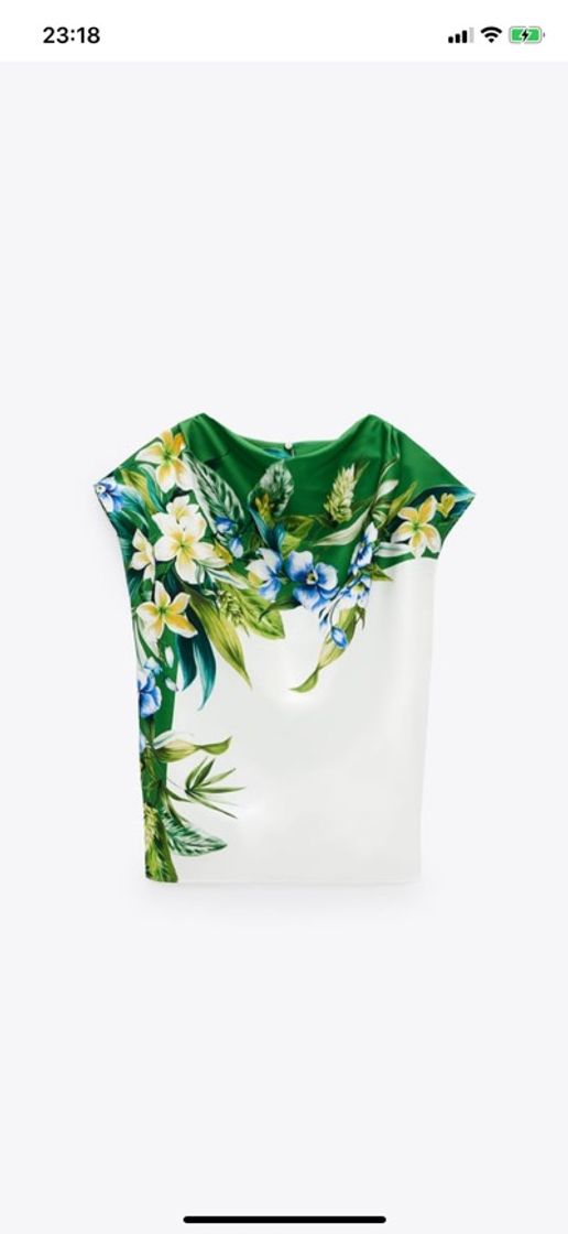 Fashion Blusa com estampado floral 