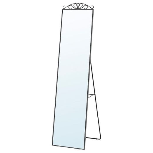 KARMSUND Espelho de pé, preto, 40x167 cm - IKEA