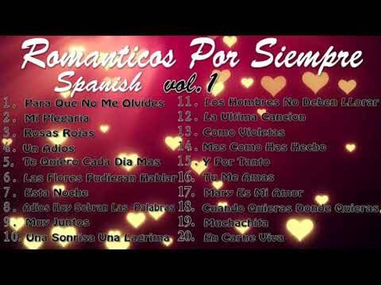 Music Romanticos Por Siempre Spanish vol.1❤