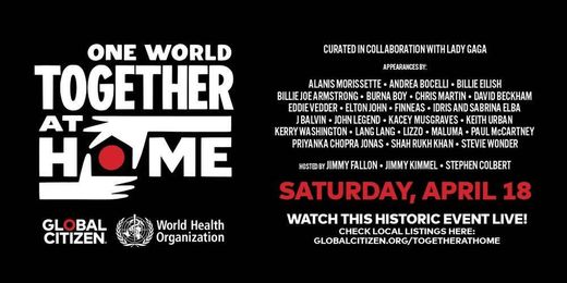 One World: Together At Home festival🎼