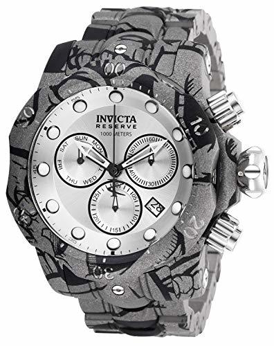 Moda Invicta 26635 Venom  Reloj para Hombre acero inoxidable Cuarzo Esfera plata