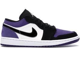 Social Jordan 1 Low Court Purple 