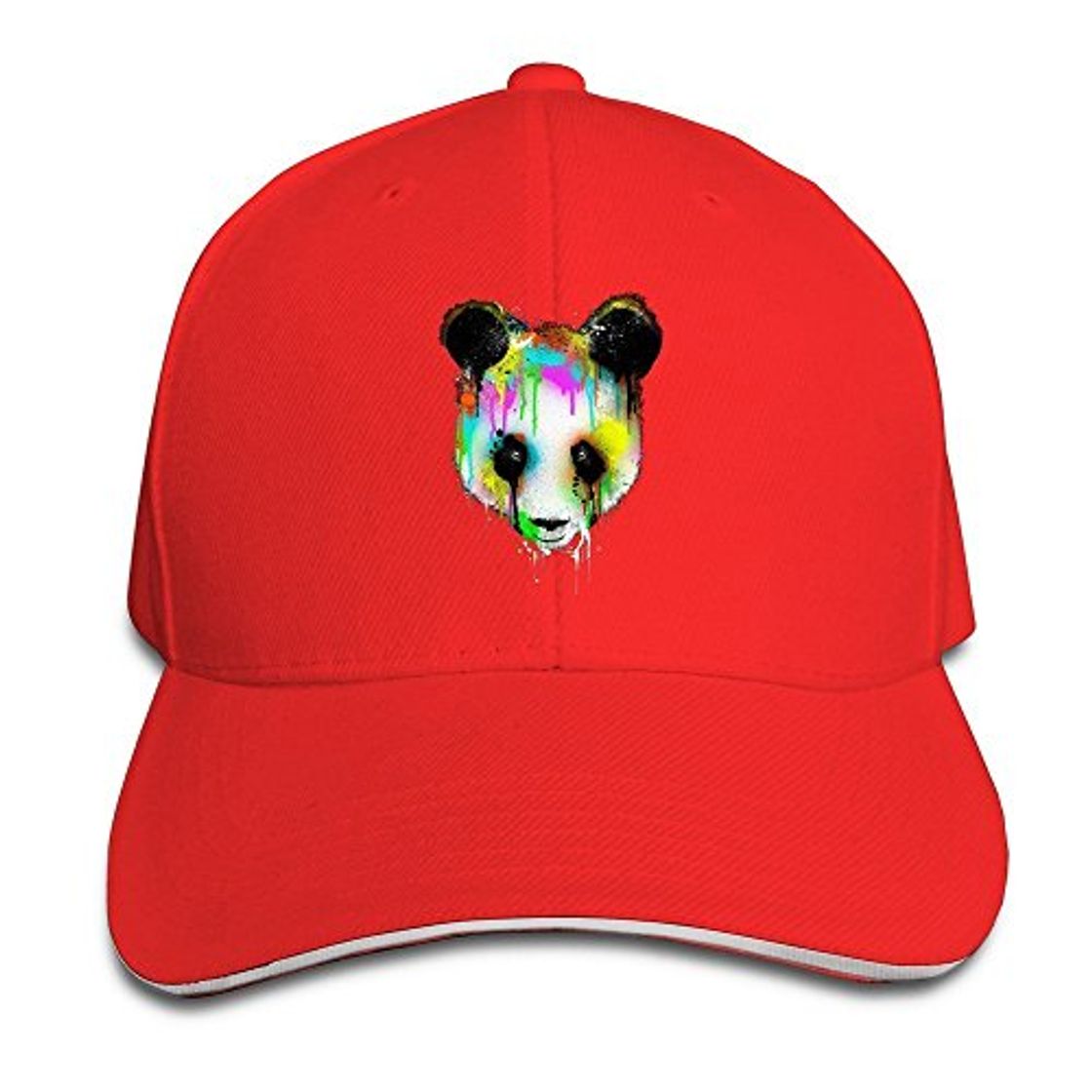 Fashion Colorful Crying Panda cabeza elegante béisbol ajustable)