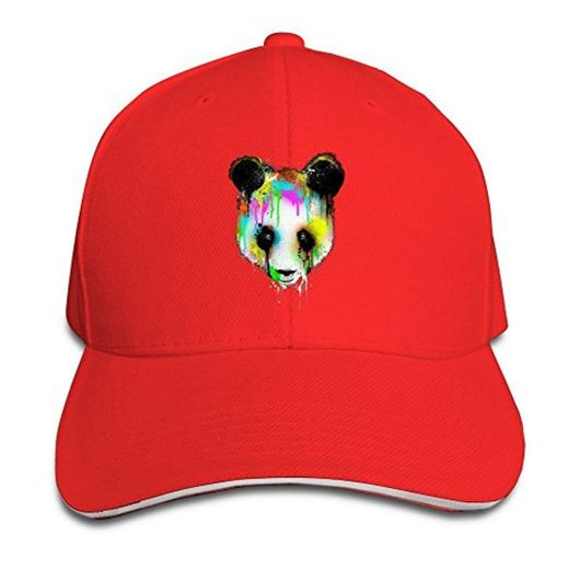 Colorful Crying Panda cabeza elegante béisbol ajustable)