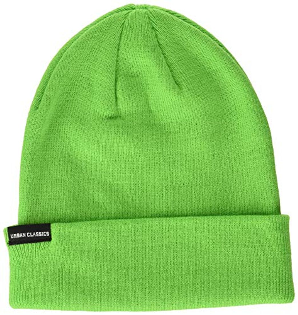 Social Urban Classics Neon Long Beanie Gorro de Punto, Verde