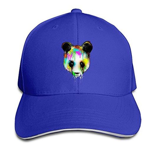 Colorful Crying Panda cabeza elegante béisbol ajustable)