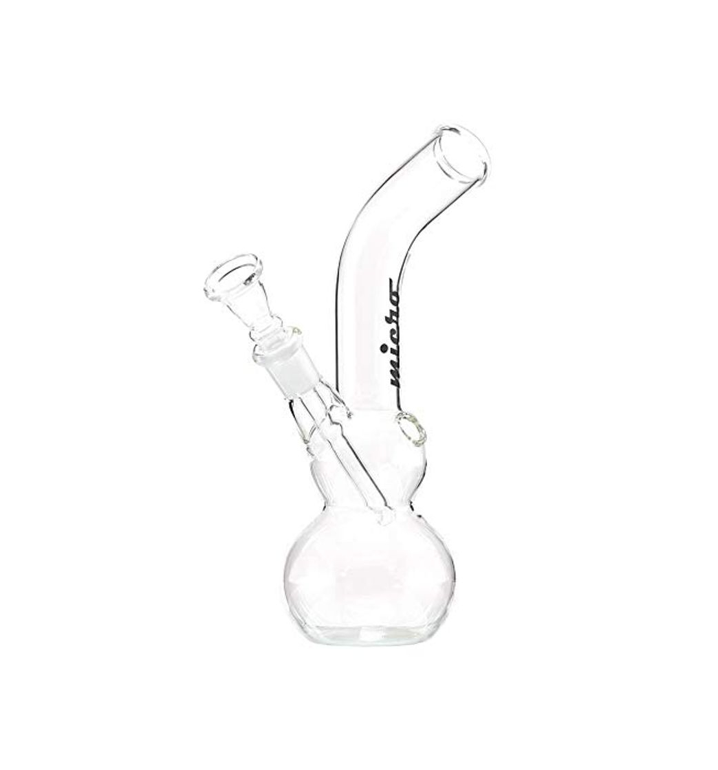 Social Micro Vidrio Bong. Pipa de Tabaco con bolita
