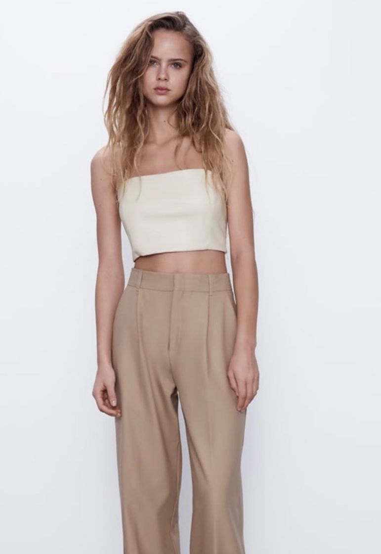 Productos TOP CROPPED EFECTO PIEL