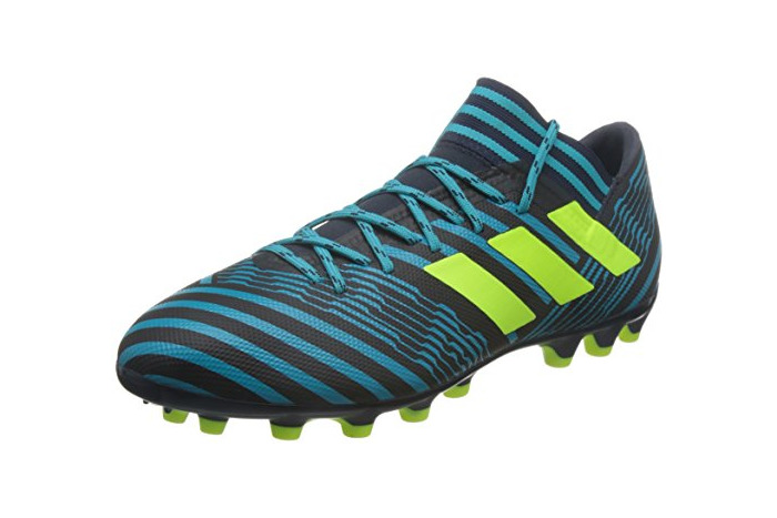 Moda Adidas Nemeziz 17.3 AG, Botas de fútbol para Hombre, Azul