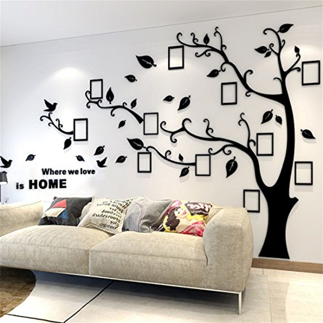 Product Árbol Pegatinas de Pared - 3D Árbol Marco de Fotos DIY Etiqueta