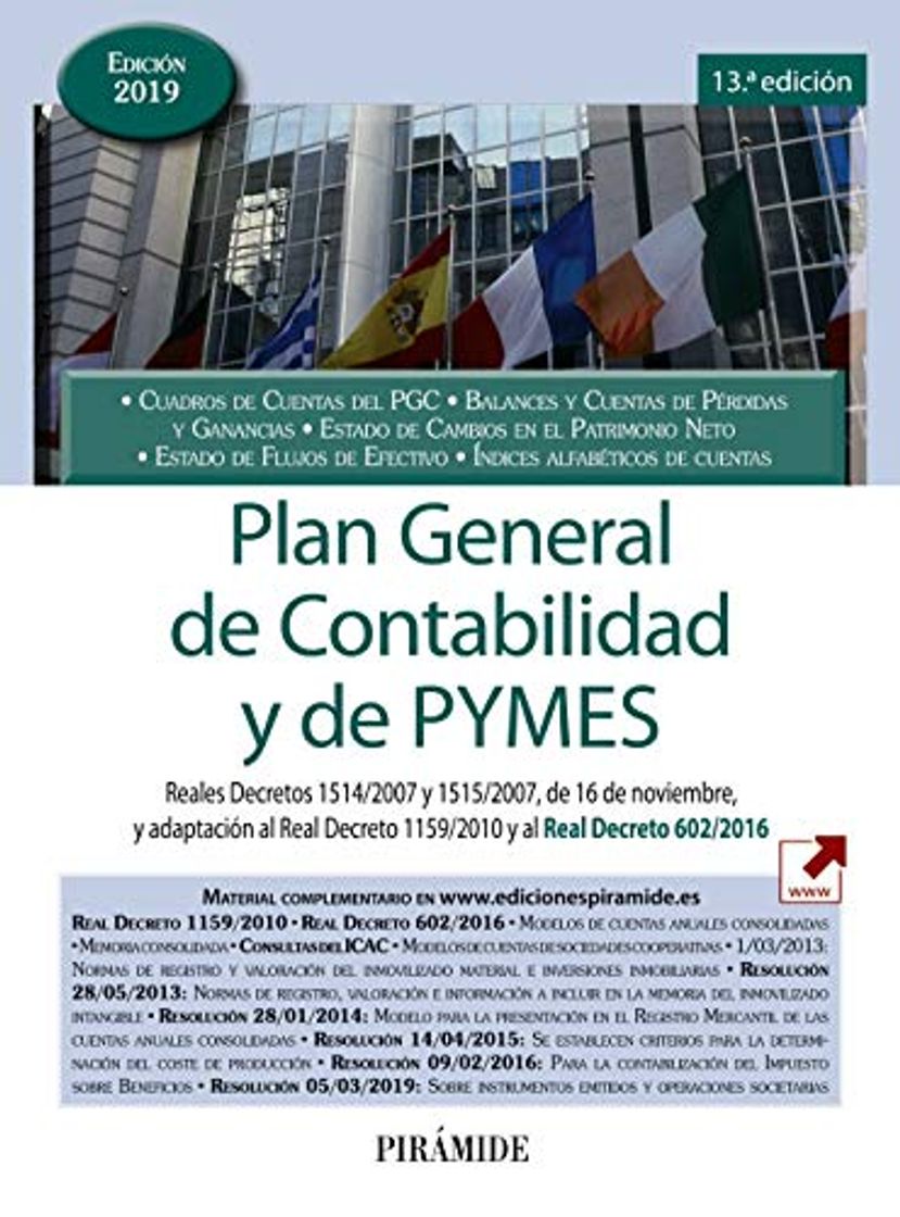 Book Plan General de Contabilidad y de PYMES: Reales Decretos 1514/2007 y 1515/2007,