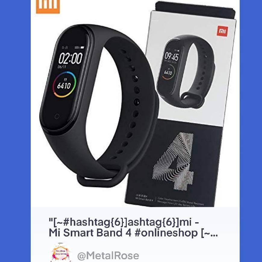 Producto Xiaomi Mi Smart Band 4 #onlineshop #shoponline 