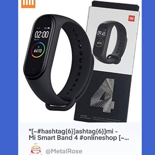 Xiaomi Mi Smart Band 4 #onlineshop #shoponline 