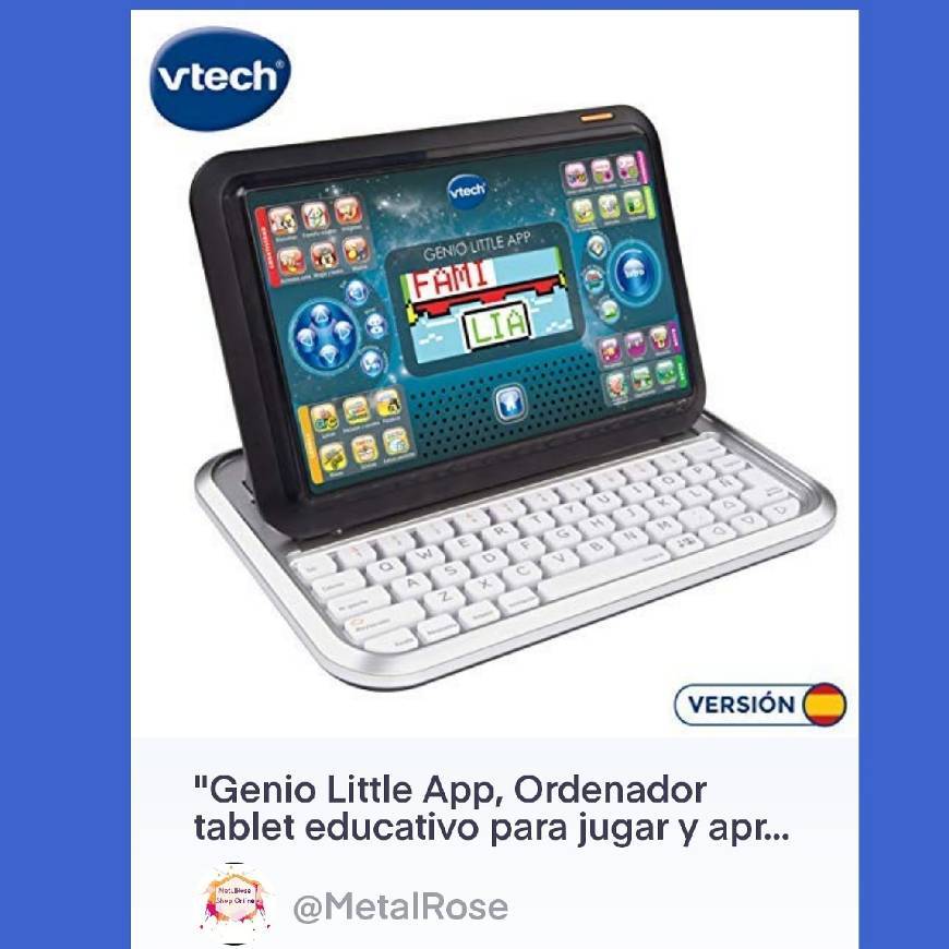 Product Ordenador tablet educativo para jugar y aprender 