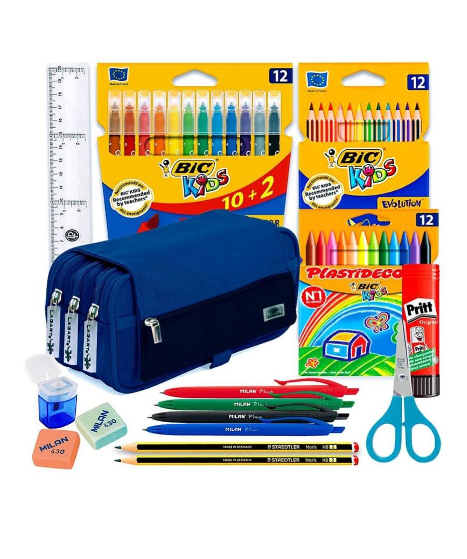 Productos Coleset Estuche Escolar 3 Cremalleras Material Escolar 