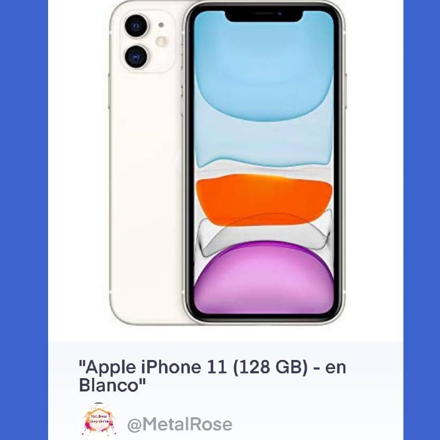 Producto Apple iPhone 11