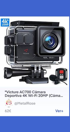 Victure AC700 Cámara Deportiva 4K Wi