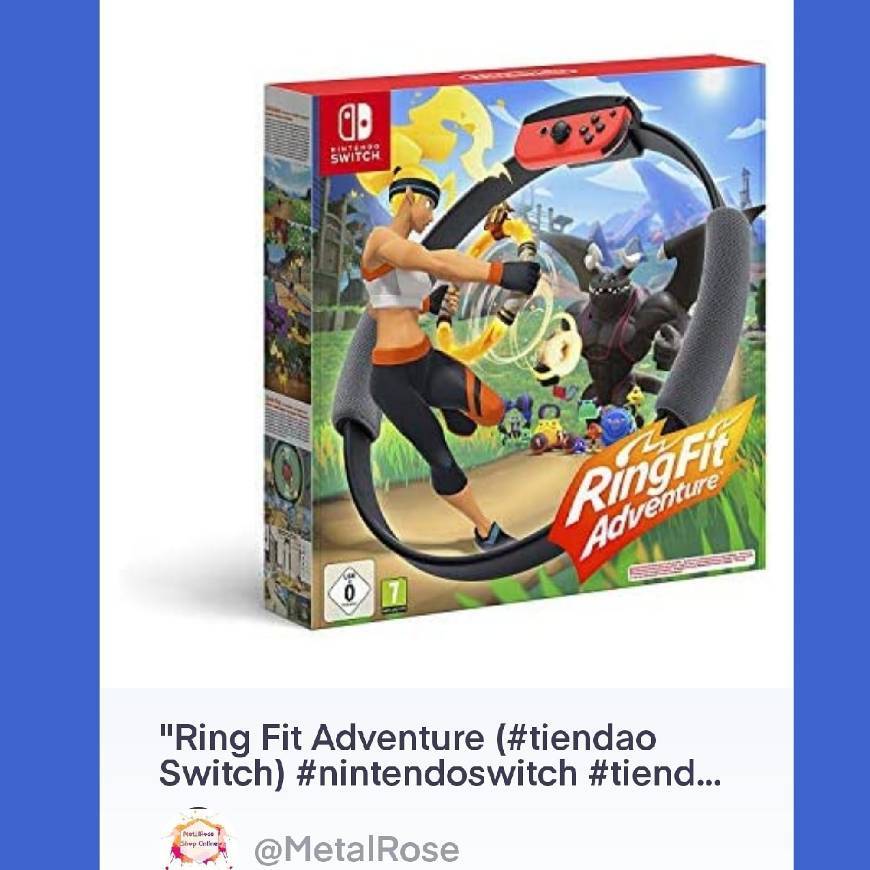 Product Ring Fit Adventure nintendo switch #onlineshop #videogames 