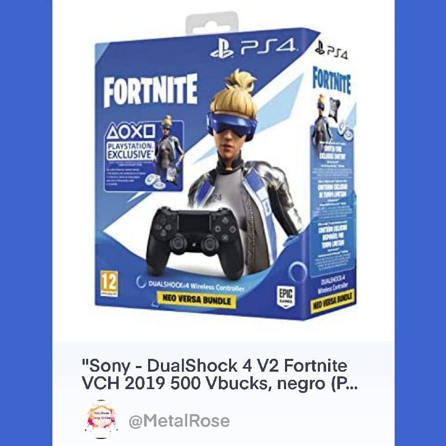 Product Sony - DualShock 4 V2 Fortnite VCH 2019 500 Vbucks