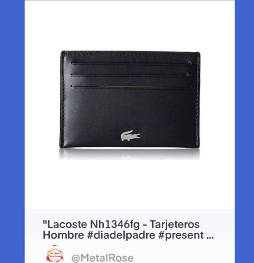 Product Lacoste Tarjeteros Hombre

