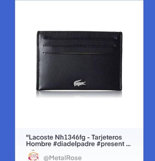 Lacoste Tarjeteros Hombre

