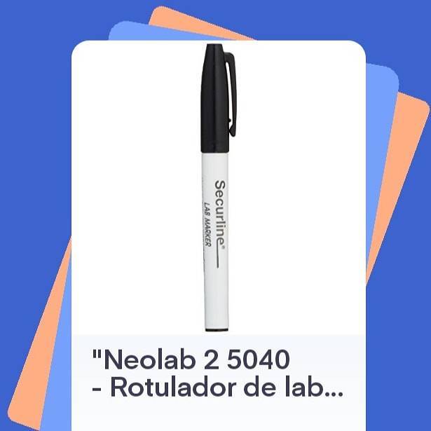 Product Rotulador de laboratorio de color negro 