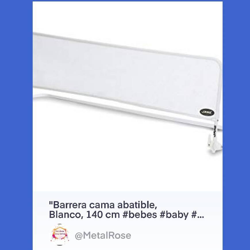 Producto Barrera de seguridad abatible jane 140 cm #bebes 