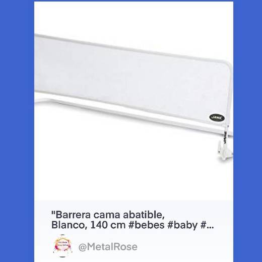 Barrera de seguridad abatible jane 140 cm #bebes 