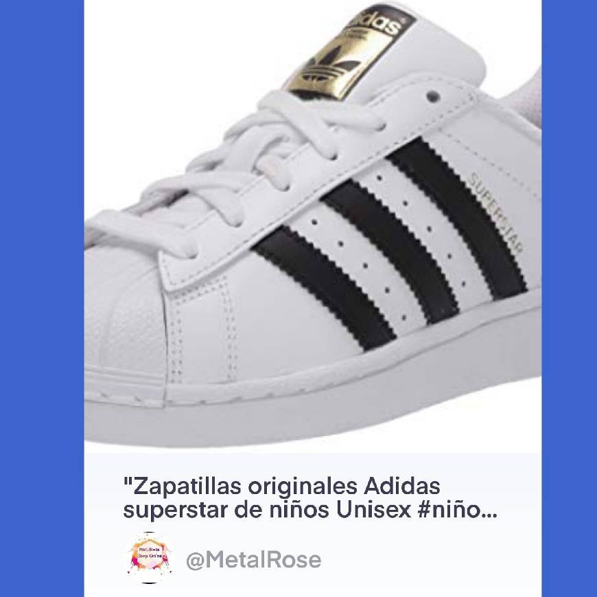 Product Zapatillas de niñ@s Unisex Adidas originales superstar 