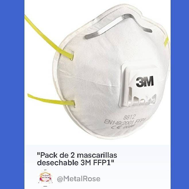 Product Pack de 2 mascarillas 3M FFP1 #onlineshop #shoponline 