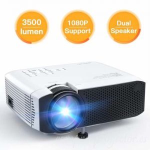 Social Proyector APEMAN Mini Portatil Proyector de Cine en casa 