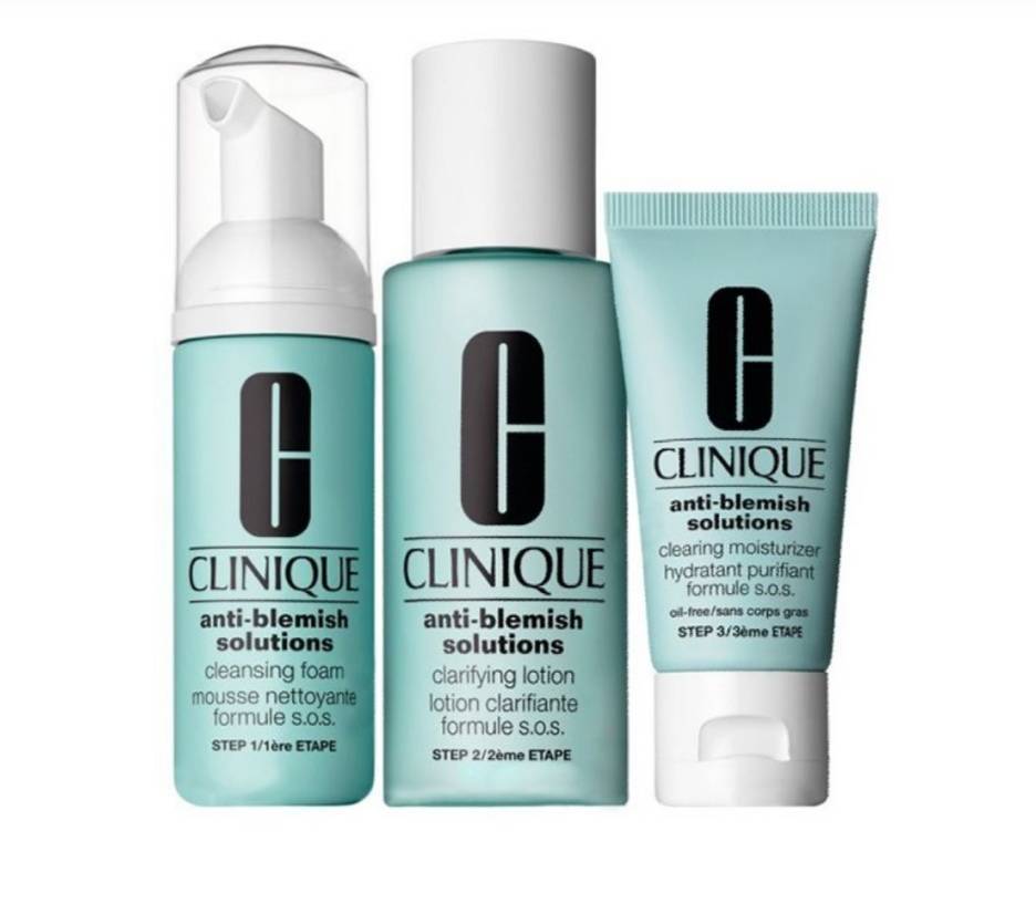 Products Clinique Anti-blemish sistema de 3 passos