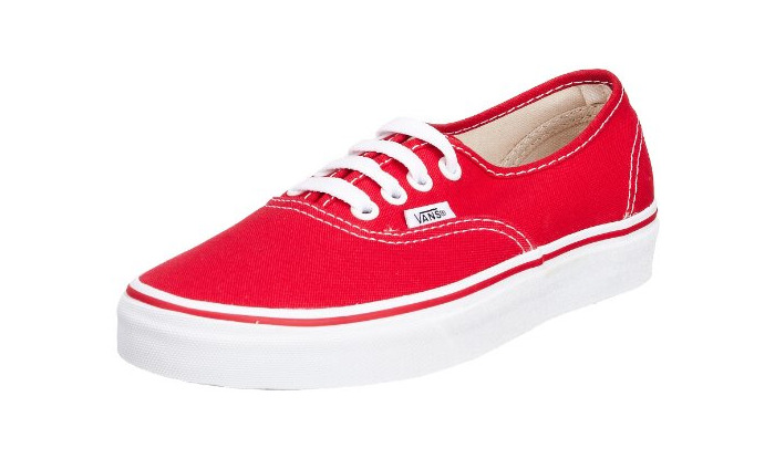 Fashion Vans Zapatillas para Adulto-Unisex, Rojo