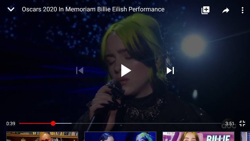 Fashion Oscars 2020 In Memoriam Billie Eilish Performance 