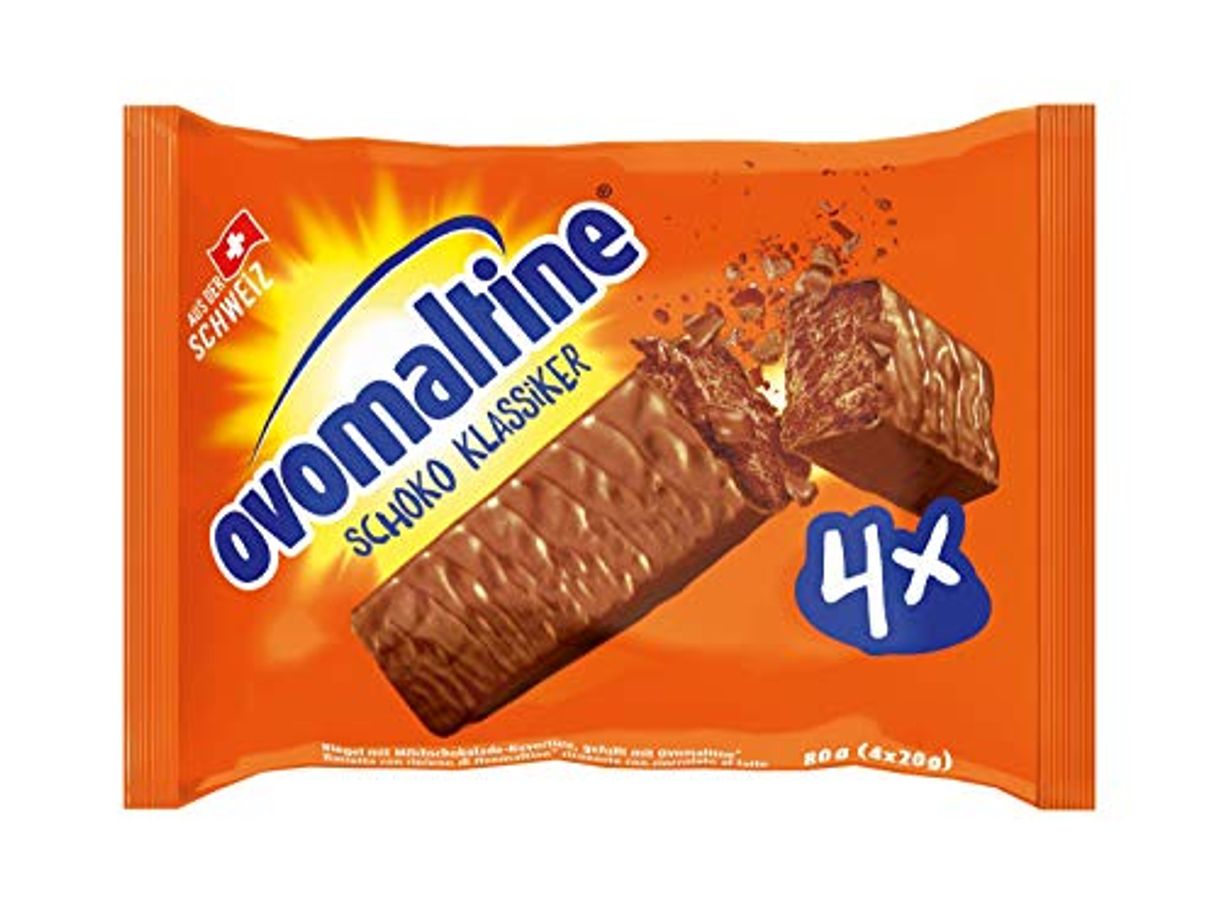 Product Ovomaltine Chocolate Classic, la última barra de energía e indulgencia, paquete de