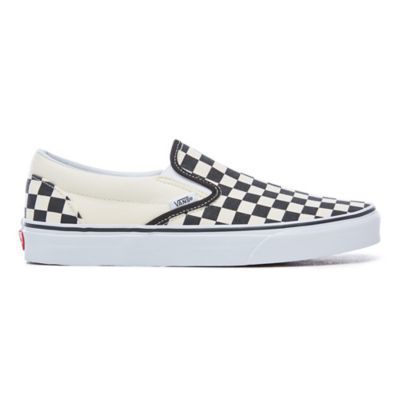 Fashion Ténis Checkerboard Classic Slip-On | Preto | Vans