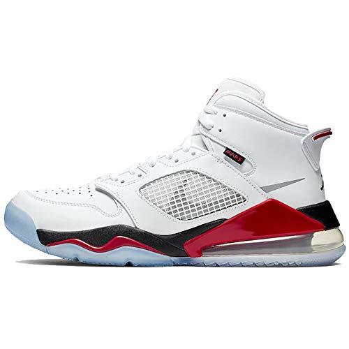 Fashion Nike Jordan Mars 270 [CD7070-100] Men Basketball Shoes White/Silver-Red/US 10.5