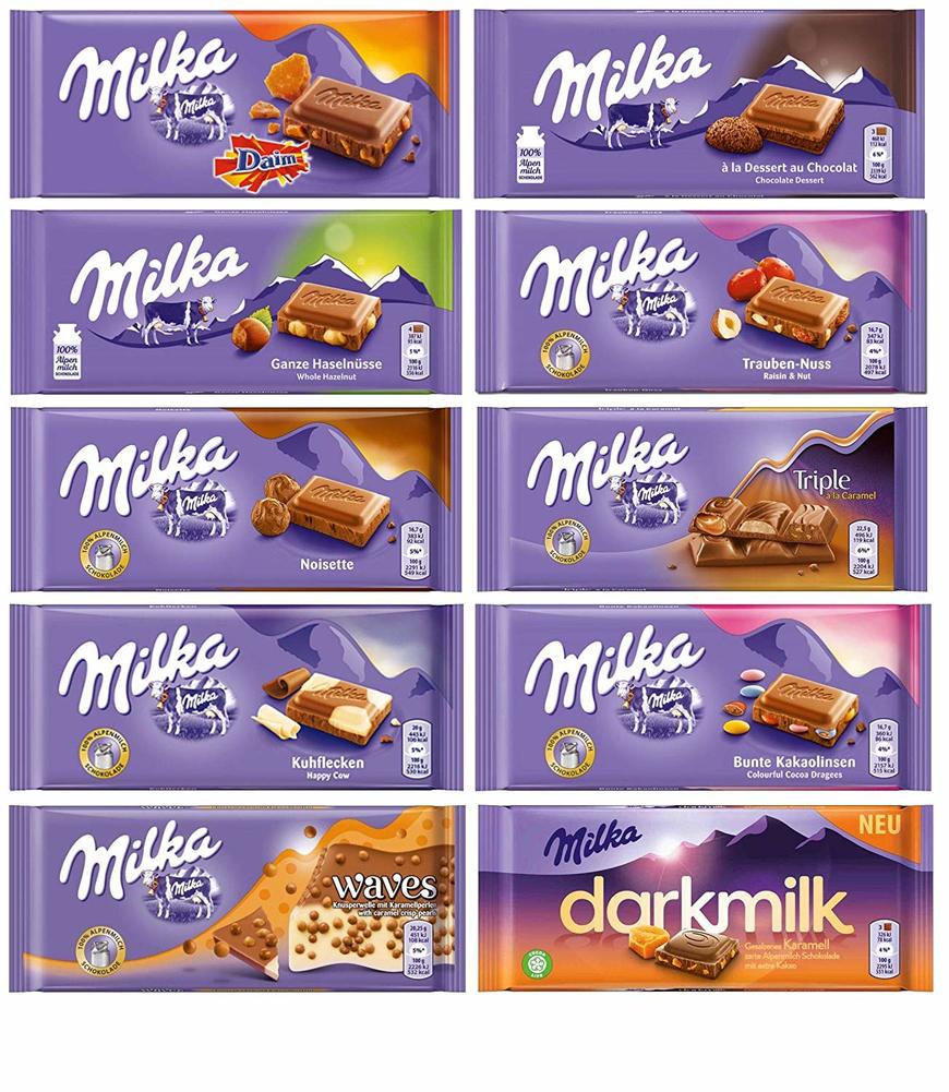 Productos Chocolates milka