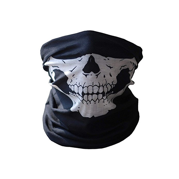 Producto Braga de Cuello con diseño de calavera de Ghost SoftAir moto