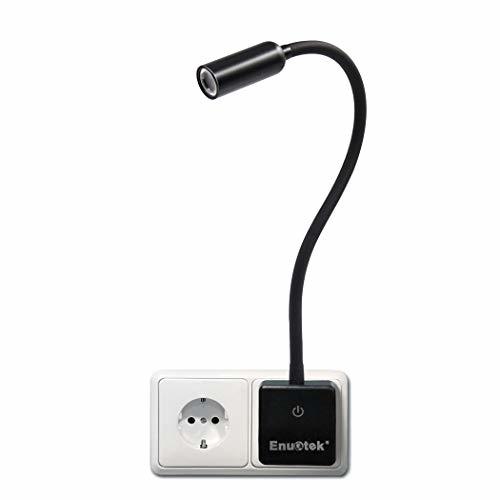 Elemento de la categoría hogar Lampara de Lectura Noche Pared Foco de LED Flexible Regulable Touch con