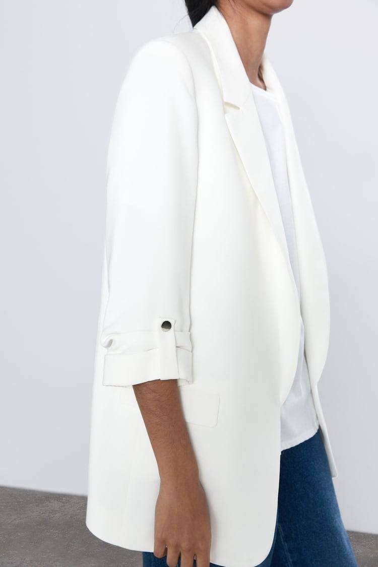 Product Blazer branco- Zara