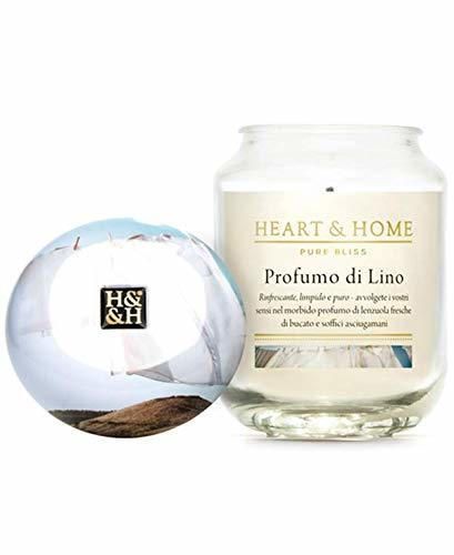 Heart & Home Perfume de lino Small Candle 115 gr